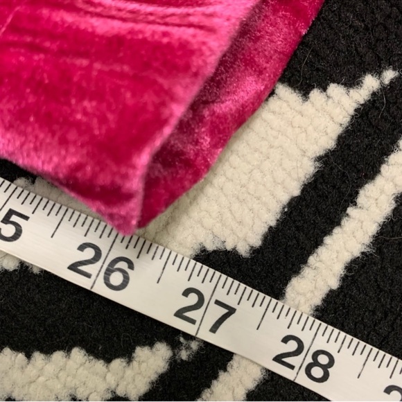 NWOT A New Day Velvet Hot Pink Long Sleeve Velour Jumpsuit Plus Size XXL - Picture 11 of 11